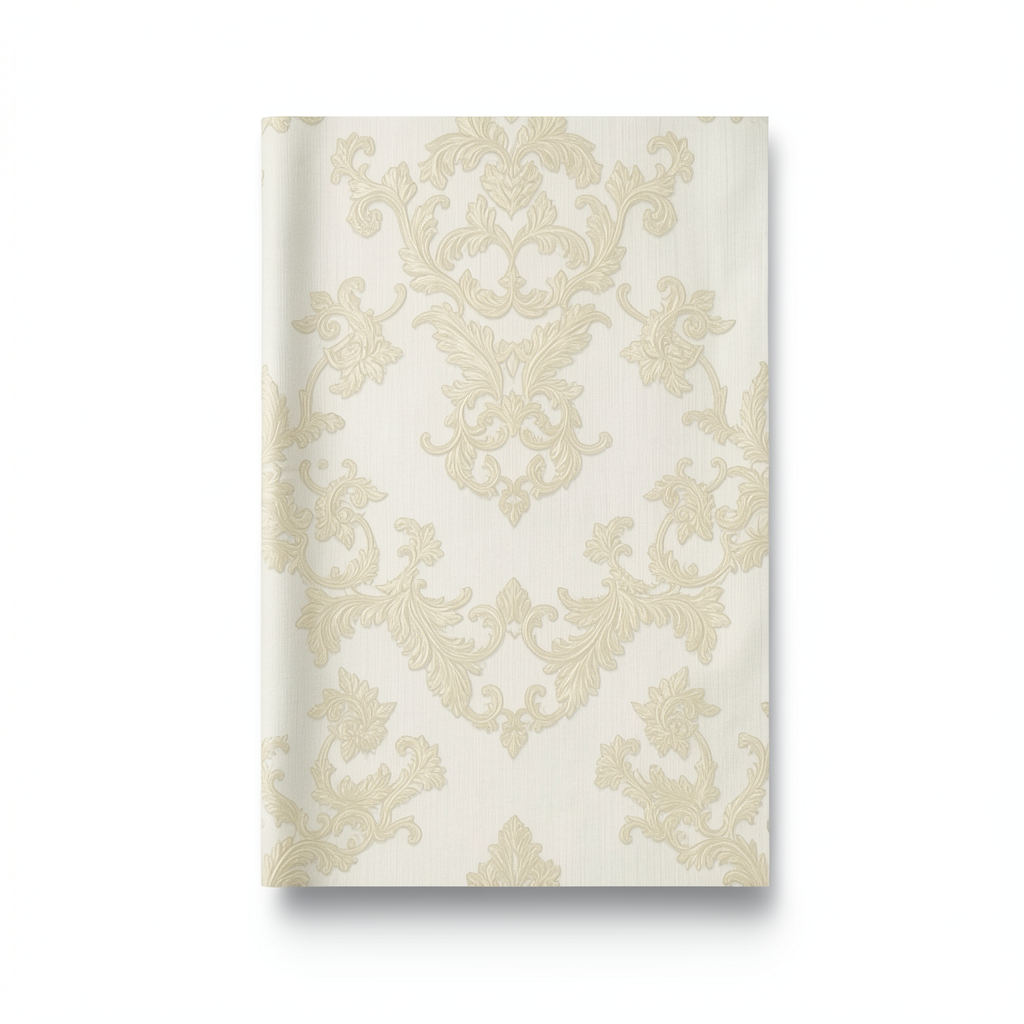 Italian Classic Wallpaper 10m x 0.73m Light Beige, Model 56834