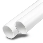 أنابيب UPVC ضغط اسمي 21.7 بار مقاس 4 إنش سمك 8.5 مم لون أبيض