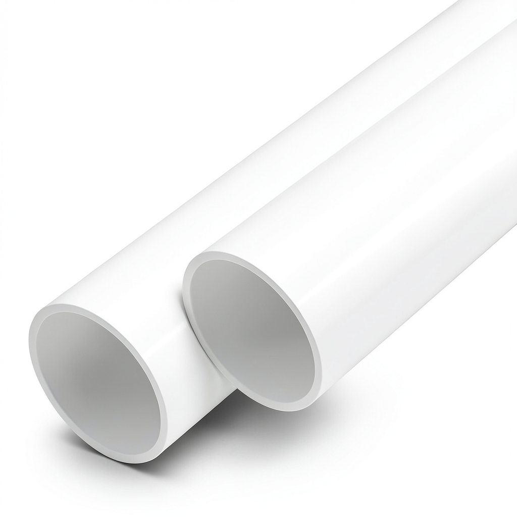 مواسير UPVC ضغط اسمي 6 بار مقاس 3 إنش سمك 2.9 مم لون أبيض