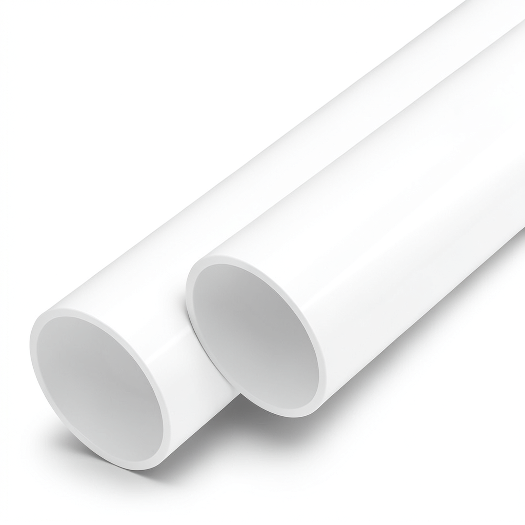 UPVC Pipes Nominal Pressure 21.7 Bar Size 6 Inch Thickness 12.5 mm White