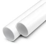 مواسير UPVC ضغط اسمي 6 بار مقاس 4 إنش سمك 3.4 مم لون أبيض