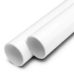 مواسير UPVC ضغط اسمي 6 بار مقاس 6 إنش سمك 4.5 مم لون أبيض