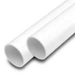 مواسير UPVC مقاس 1/2 1 إنش سمك 1.8 مم لون أبيض