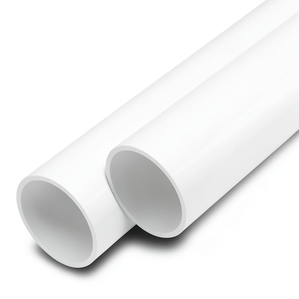 UPVC Pipes Nominal Pressure 6 Bar Size 6 Inch Thickness 4.5 mm White
