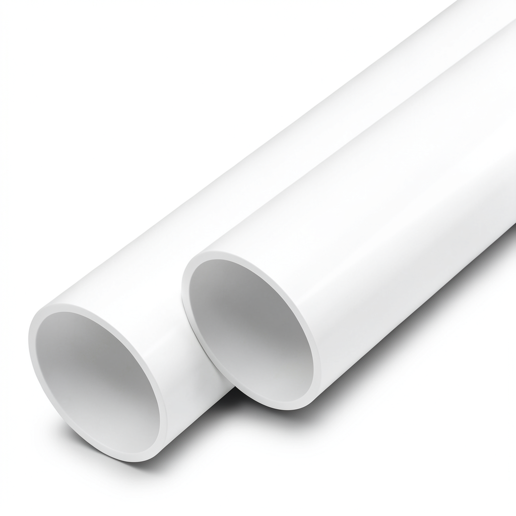 مواسير UPVC مقاس 2 إنش سمك 1.8 مم لون أبيض