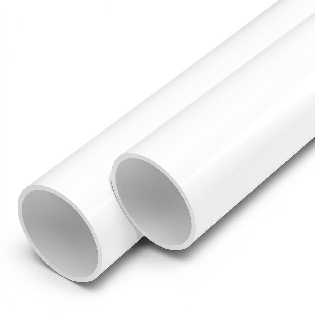 UPVC Pipes 1 1/2 Inch Thickness 1.8 mm White Color