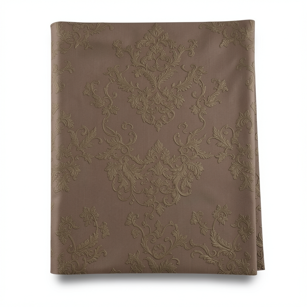 Classic Wallpaper Brown Color 10m x 0.73m, Model 56839