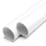 UPVC Pipes 2 1/2 Inch Thickness 1.8 mm White Color