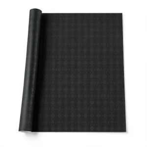 Italian Wallpaper Patterned Design Black Color, Size 10mx0.70m, Model rc17114