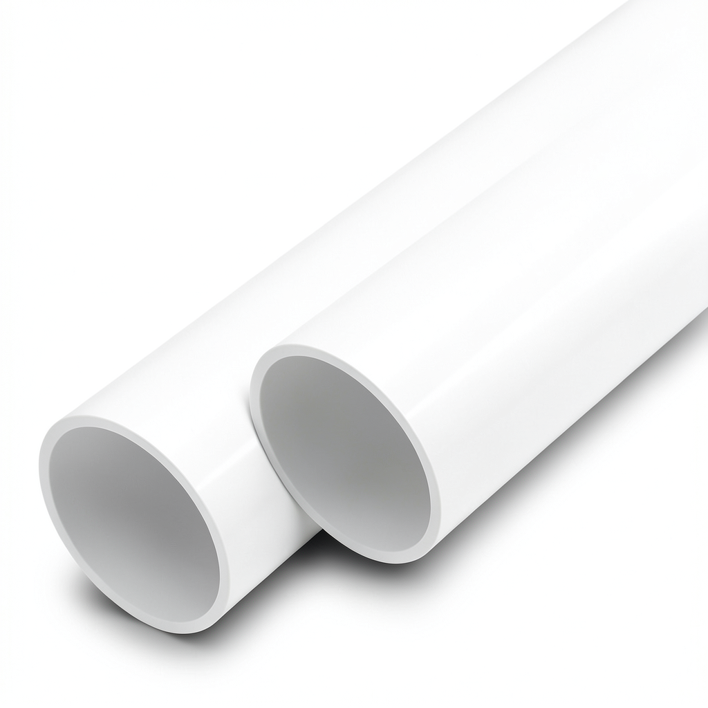 مواسير UPVC مقاس 8 إنش سمك 3.1 مم لون أبيض