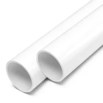 أنابيب UPVC ضغط اسمي 21.7 بار مقاس 1 إنش سمك 2.5 مم لون أبيض