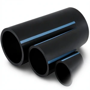 أنابيب HDPE الوطني ضغط 10 بار قطر خارجي 280 مم سمك 10.7 مم لون أسود