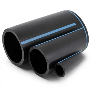 أنابيب HDPE الوطني ضغط 10 بار قطر خارجي 315 مم سمك 12.1 مم لون أسود