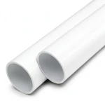 أنابيب UPVC ضغط اسمي 21.7 بار مقاس 1/2 1 إنش سمك 3.6 مم لون أبيض
