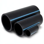 مواسير HDPE الوطني لشبكات المياه ضغط 10 بار قطر خارجي 90 مم سمك 4.3 مم لون اسود