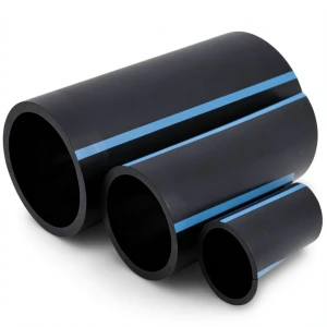 أنابيب HDPE الوطني لشبكات المياه ضغط 10 بار قطر خارجي 355 مم سمك 13.6 مم لون اسود