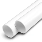 أنابيب UPVC ضغط اسمي 21.7 بار مقاس 3 إنش سمك 6.6 مم لون أبيض