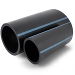 أنابيب HDPE الوطني لشبكات المياه ضغط 10 بار قطر خارجي 355 مم سمك 13.6 مم لون اسود