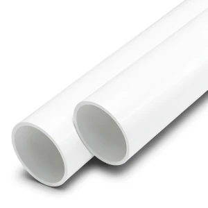أنابيب UPVC ضغط اسمي 21.7 بار مقاس 4 إنش سمك 8.5 مم لون أبيض