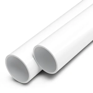 أنابيب UPVC ضغط اسمي 21.7 بار مقاس 6 إنش سمك 12.5 مم لون أبيض