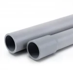 UPVC Pipes NPF Brand For Electrical Systems Nominal Pressure 4 Bar Outside Diameter 75 mm Thickness 1.8 mm Gray Colour