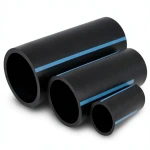 مواسير HDPE الوطني لشبكات المياه ضغط 8 بار قطر خارجي 32 مم سمك 1.5 مم لون اسود