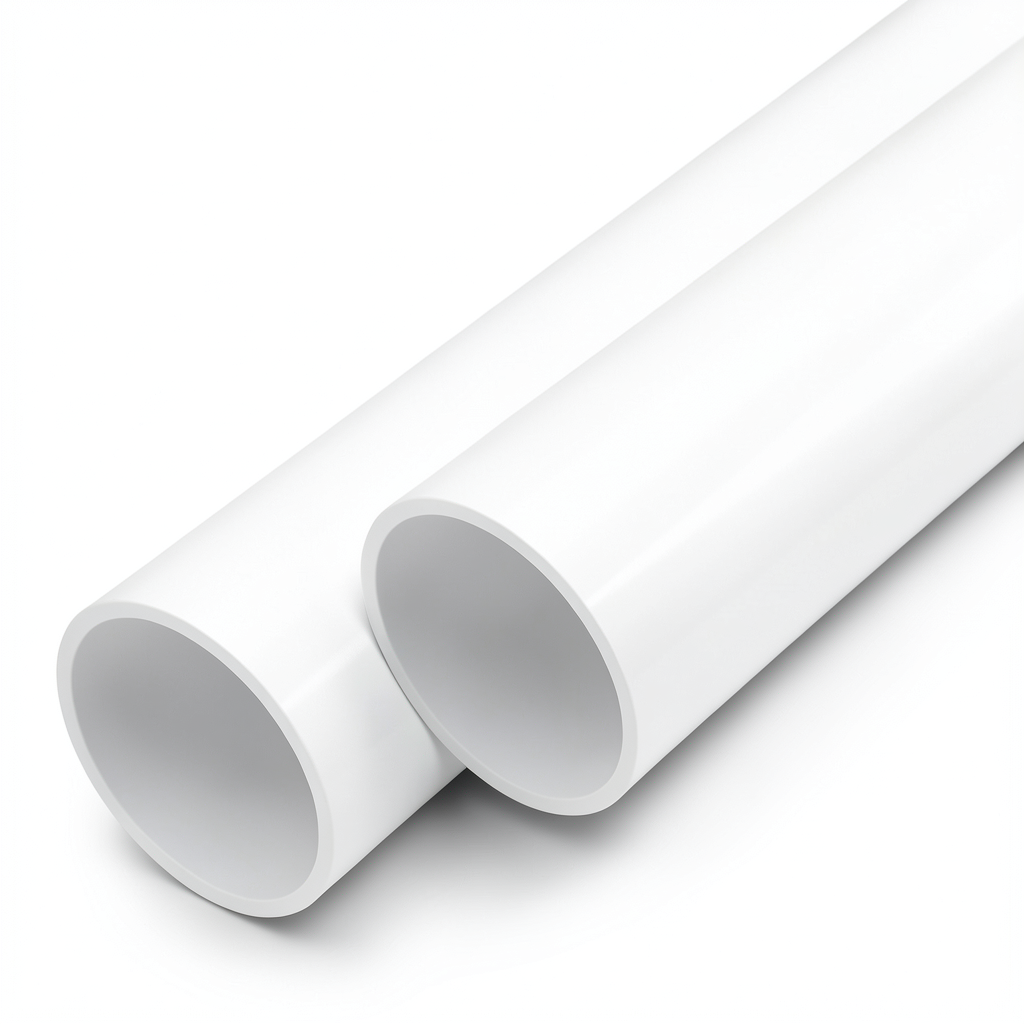 مواسير UPVC ضغط اسمي 6 بار مقاس 3 إنش سمك 2.9 مم لون أبيض