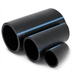 أنابيب HDPE الوطني ضغط 12.5 بار قطر خارجي 110 مم سمك 5.3 مم أسود