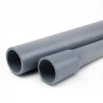 مواسير بلاستيك UPVC للتمديدات الكهربائية الوطنى ضغط 4 بار  قطر خارجي 110 مم سمك 2.2 مم لون رمادي