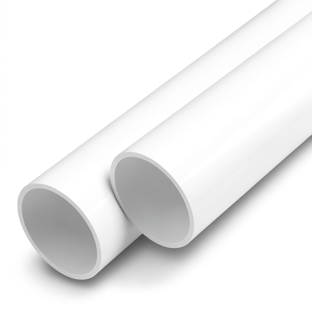 UPVC Pipes Nominal Pressure 6 Bar Size 6 Inch Thickness 4.5 mm White