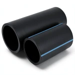 مواسير HDPE الوطني لشبكات المياه ضغط 8 بار قطر خارجي 63 مم سمك 2.5 مم لون اسود