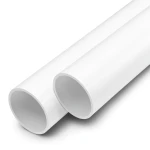 مواسير UPVC مقاس 2 إنش سمك 1.8 مم لون أبيض