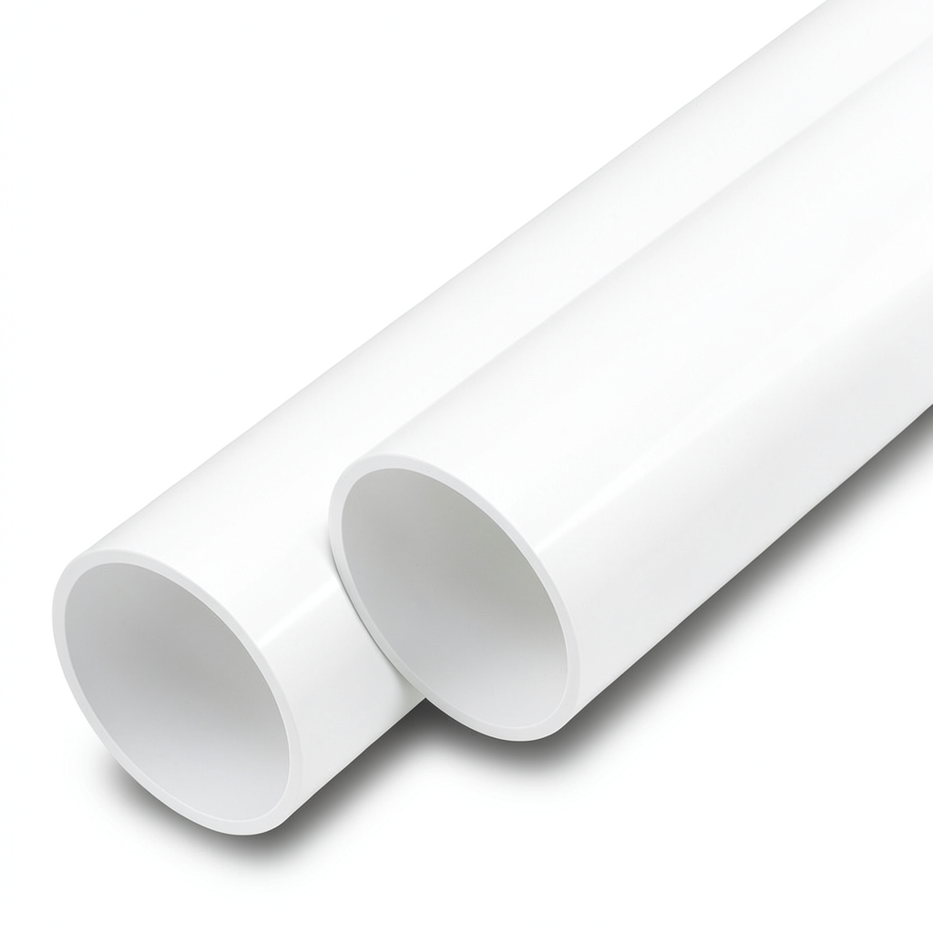 مواسير UPVC 2 1/2 إنش سمك 1.8 مم لون أبيض