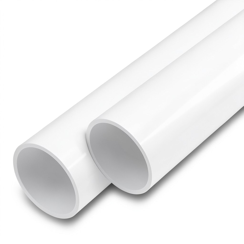مواسير UPVC مقاس 3 إنش سمك 1.8 مم لون أبيض