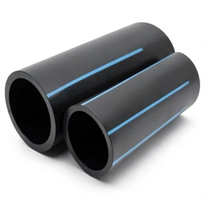 أنابيب HDPE لشبكات المياه ضغط 8 بار قطر خارجي 90 مم سمك 3.5 مم لون أسود