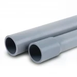مواسير UPVC للتمديدات الكهربائية الوطنى ضغط 10 بار  قطر خارجي 40 مم سمك 1.90 مم لون رمادي