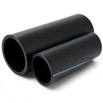 مواسير HDPE الوطني ضغط 12.5 بار قطر 140 مم سمك 6.7 مم أسود