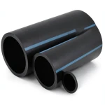 مواسير HDPE الوطني لشبكات المياه ضغط 12.5 بار قطر خارجي 25 مم سمك 1.5 مم لون اسود