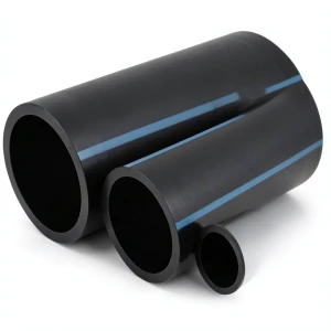 مواسير HDPE الوطني لشبكات المياه ضغط 12.5 بار قطر خارجي 25 مم سمك 1.5 مم لون اسود