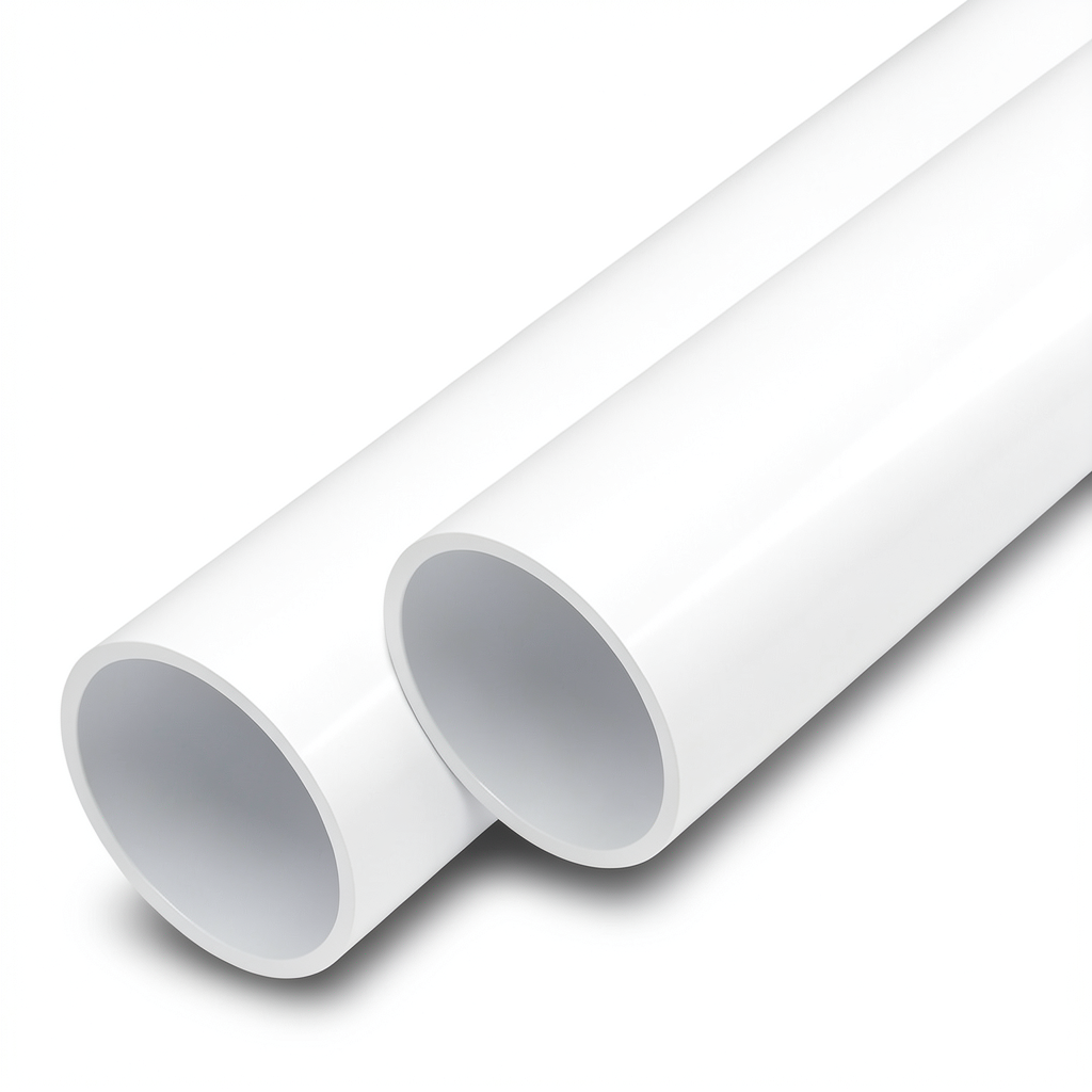 مواسير UPVC مقاس 8 إنش سمك 3.1 مم لون أبيض