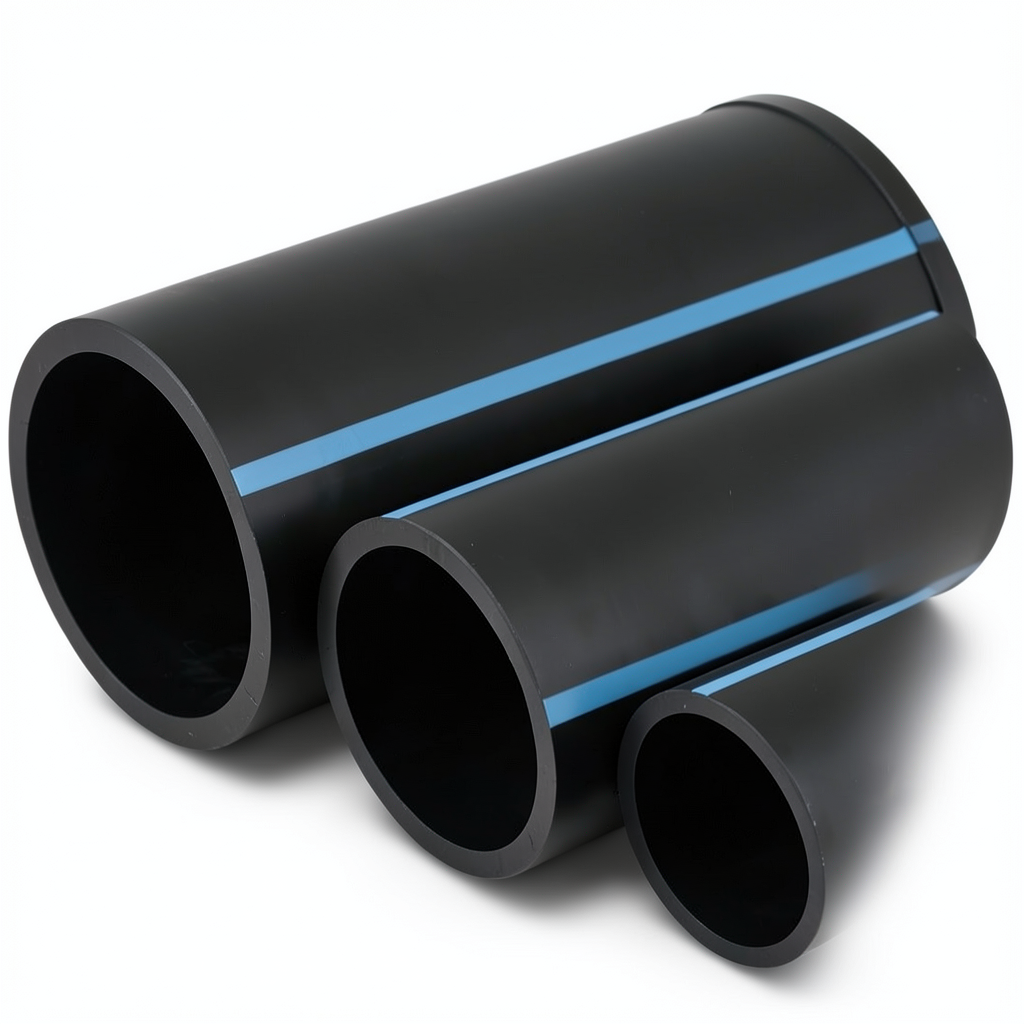أنابيب HDPE الوطني ضغط 12.5 بار قطر 32 مم سمك 1.9 مم لون أسود