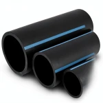 مواسير HDPE الوطني لشبكات المياه ضغط 12.5 بار قطر خارجي 40 مم سمك 2.4 مم لون اسود