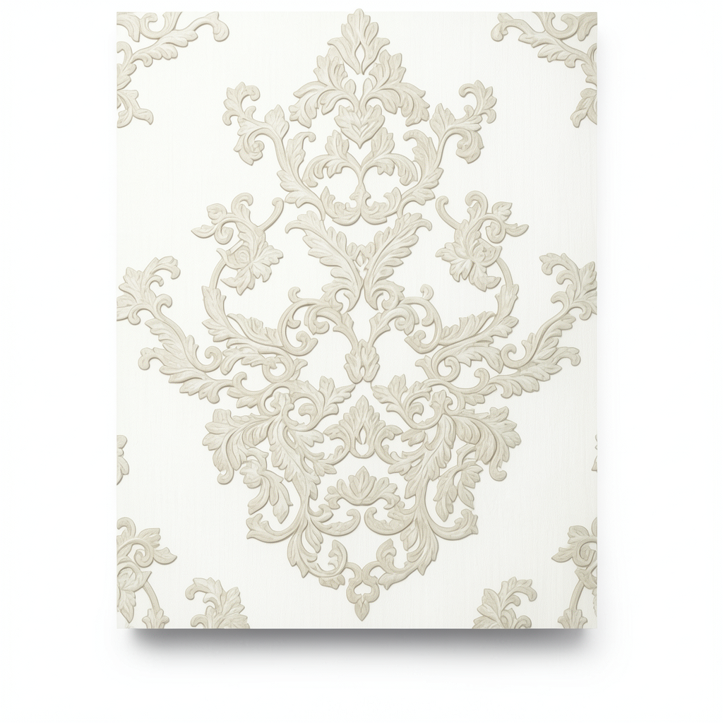 Classic Wallpaper Off White 10m x 0.73m, Model 56841