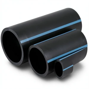 NPF HDPE Pipes Nominal Pressure 10 Bar Outside Diameter 225 mm Thickness 8.6 mm Black