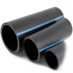 أنابيب HDPE الوطني ضغط 10 بار قطر خارجي 280 مم سمك 10.7 مم لون أسود