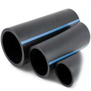 أنابيب HDPE الوطني ضغط 10 بار قطر خارجي 280 مم سمك 10.7 مم لون أسود