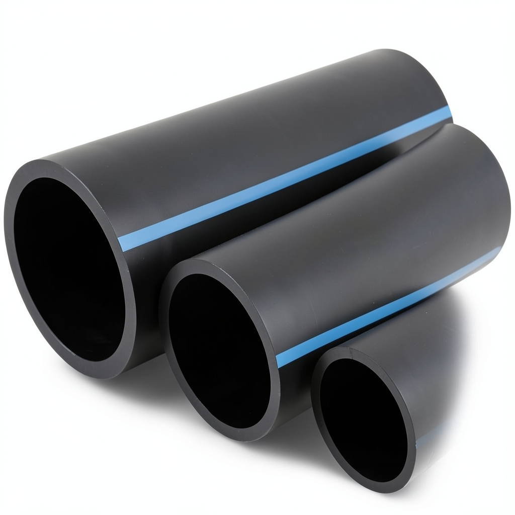 NPF HDPE Pipes Nominal Pressure 10 Bar Outside Diameter 280 mm Thickness 10.7 mm Black