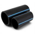 مواسير HDPE الوطني لشبكات المياه ضغط 10 بار قطر خارجي 90 مم سمك 4.3 مم لون اسود