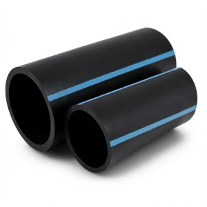مواسير HDPE الوطني لشبكات المياه ضغط 10 بار قطر خارجي 90 مم سمك 4.3 مم لون اسود