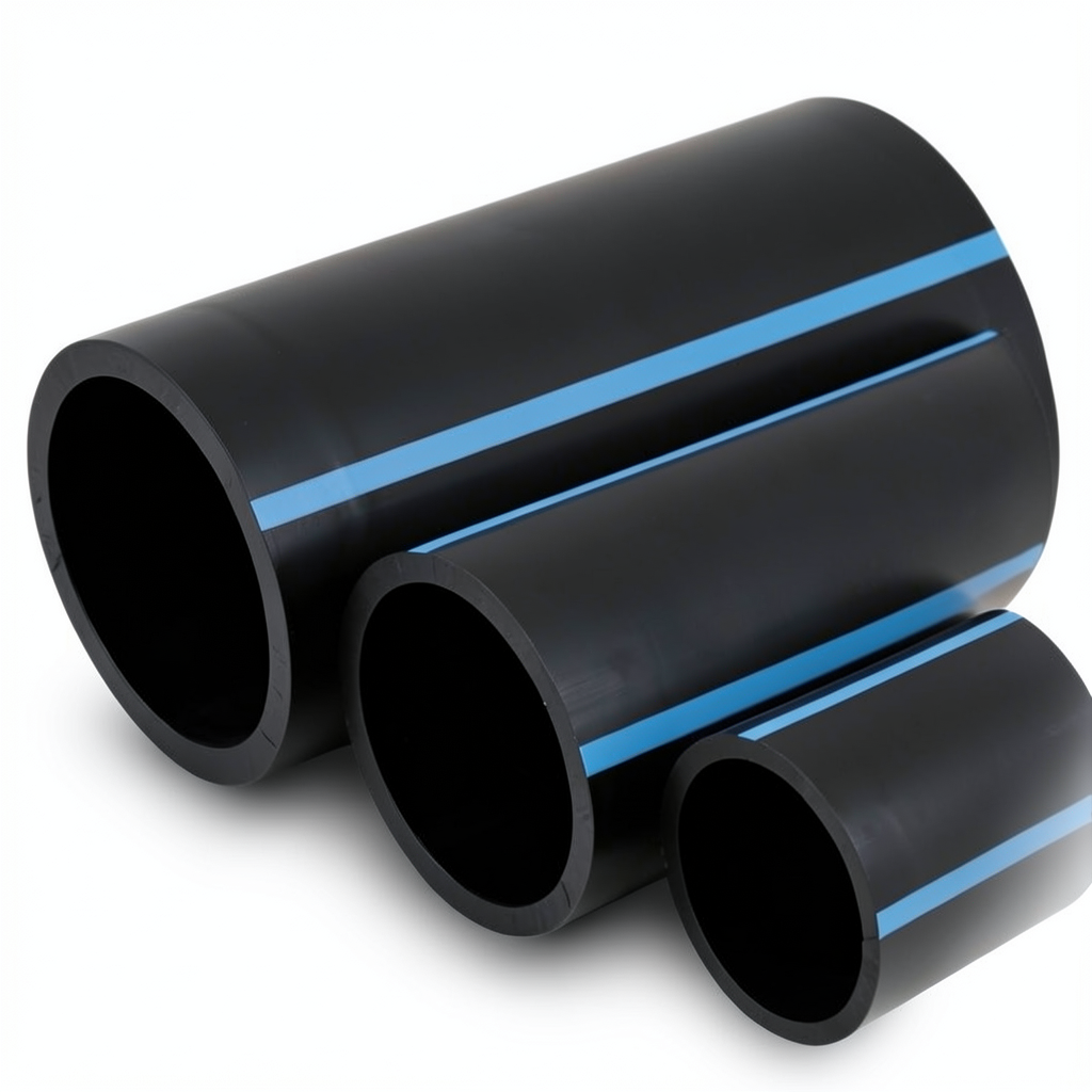 NPF HDPE Pipes Nominal Pressure 10 Bar Outside Diameter 355 mm Thickness 13.6 mm Black